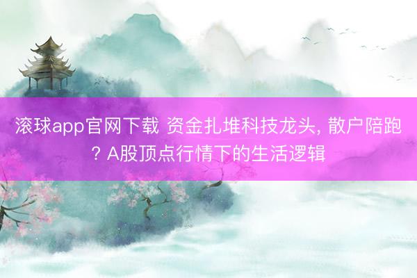 滚球app官网下载 资金扎堆科技龙头, 散户陪跑? A股顶点行情下的生活逻辑