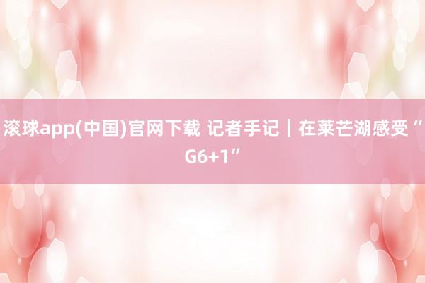 滚球app(中国)官网下载 记者手记｜在莱芒湖感受“G6+1”